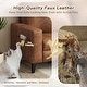preview thumbnail 10 of 42, AECOJOY 79" Faux Leather Couch for Living Room, Loveseat Small Sofa, Indoor Modern Sofa for Apartment Office