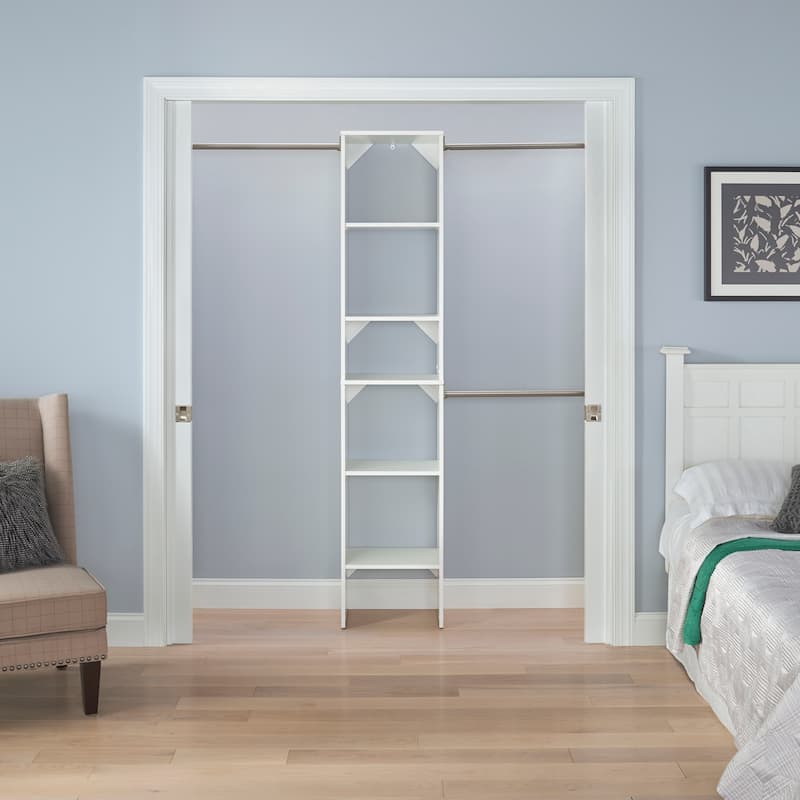 ClosetMaid SuiteSymphony 16-inch Wide Tower Starter Closet Organizer