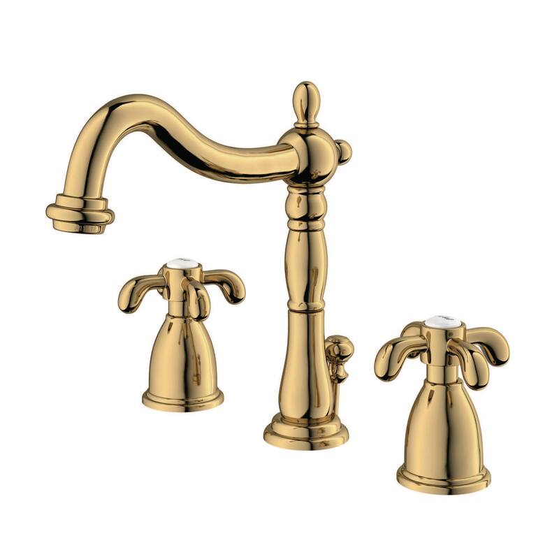 Kingston Brass French Country Centerset Bathroom Faucet - Free Pop Up