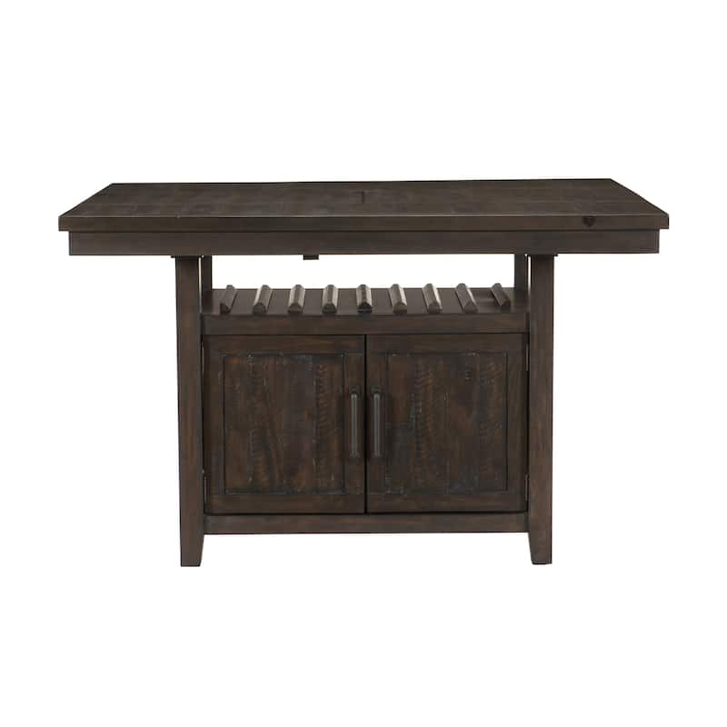 Amsonia Wood Expandable 5-Piece Counter Height Dining Set