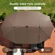 preview thumbnail 36 of 37, Costway 11 PCS Patio Dining Set with 15 ft Double-Sided Patio Umbrella - See Details