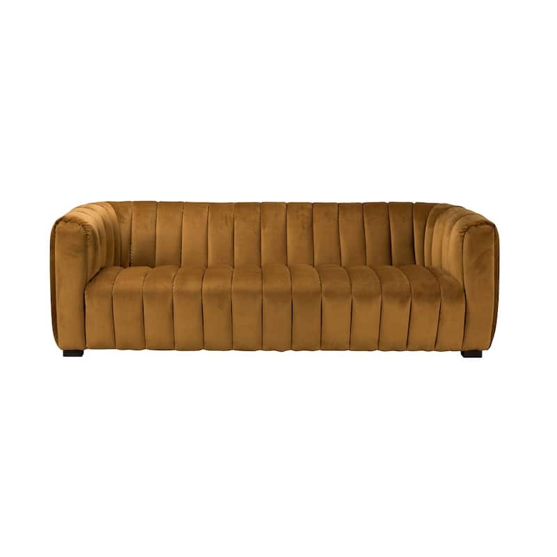 Classic Home Lauren Bronze Sofa - 94Wx38Dx30H