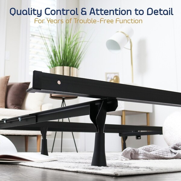 Clara Clark Expandable 4 Leg Support Metal Bed Frame Queen Full Twin On Sale Bed Bath Beyond 33860269