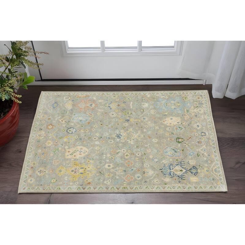 HomeRootsOriental Traditional Rectangle Area Rug - 35.83' X '23.62' X '0.16