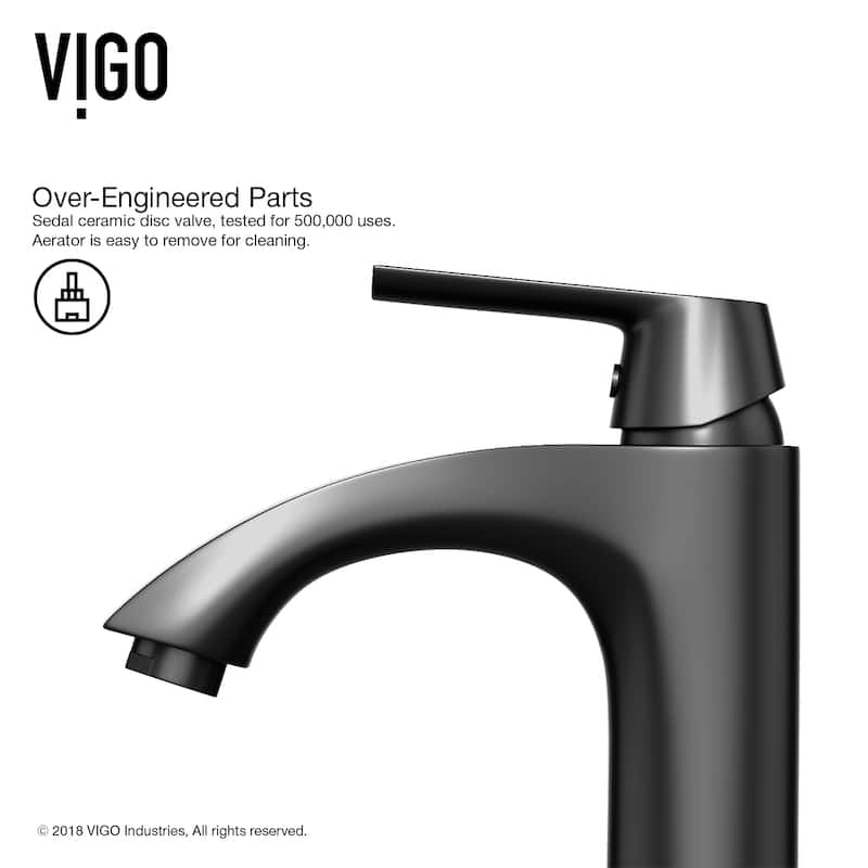 VIGO Penela Single Hole Bathroom Faucet