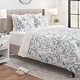 preview thumbnail 2 of 3, Chanasya Reversible Microfiber Velvet Toile Peony Floral 5-Piece Duvet Cover Set