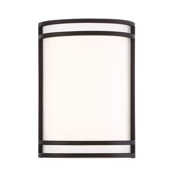 slide 1 of 1, Designers Fountain Rennes 1 Light ADA Compliant LED Wall Sconce Oil Rubbed Bronze