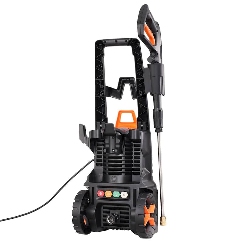 Electric Pressure Washer Max 4500 PSI 3.2 GPM With Pressure Adjustment - Orange
