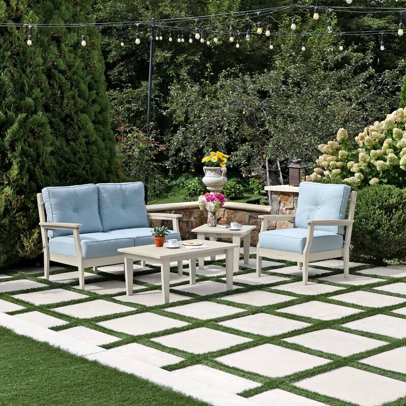 HIGHWOOD Lehigh 4-Piece Deep Seating Set