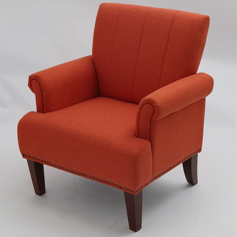 Traditional Nailhead Trim Arm Chair