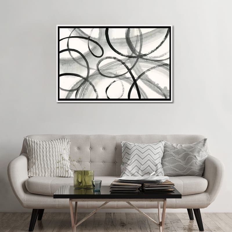 iCanvas "Calligraphia" by Sue Schlabach Framed