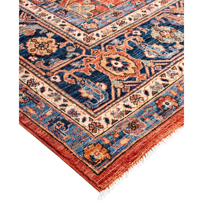 Serapi One-of-a-Kind Hand-Knotted Area Rug - Orange - 8' 0" x 10' 3"