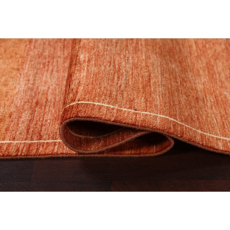 Bordered Gabbeh Kashkoli Oriental Wool Runner Rug Hand-knotted Carpet - 2'5" x 9'3"