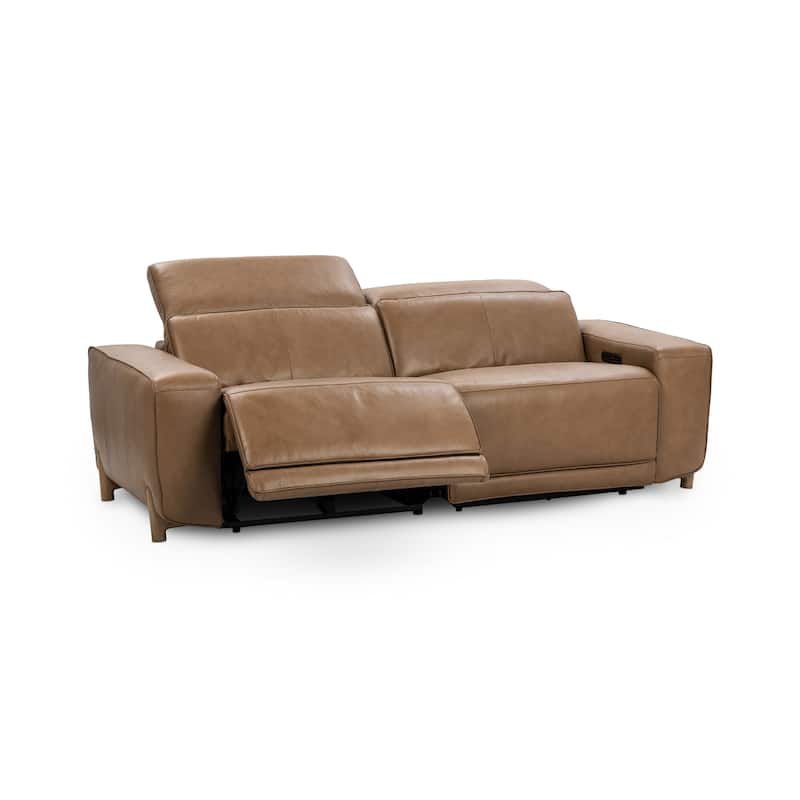 Classic Home Kadon Zero Gravity Power Recliner Upholstered Leather Sofa