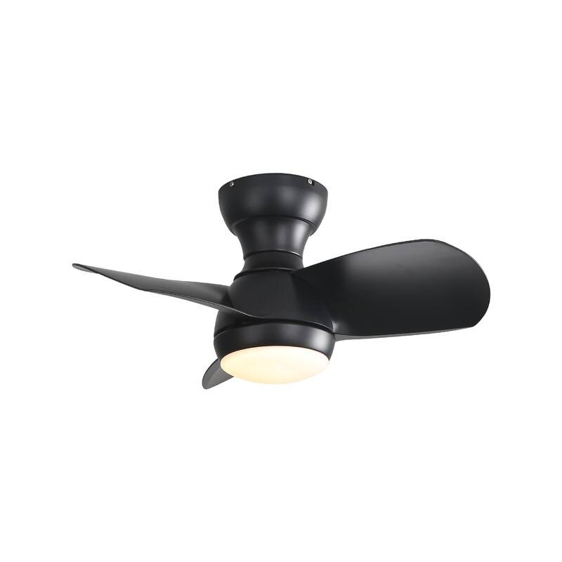 Bedroom Small Ceiling Fan with Light & Remote Control, 23 Inch