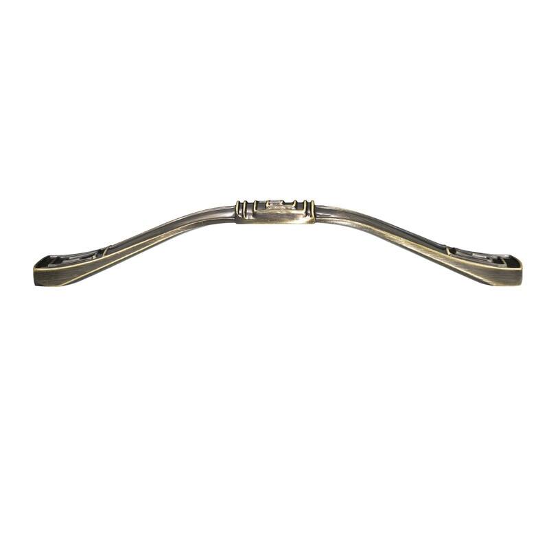 Utopia Alley Trieste Pull Handle - Decorative Antique Brass Cabinet Drop Pull Handles, 5.0" Center to Center