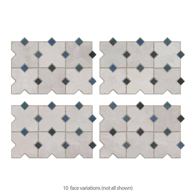 Merola Tile Ruanes Grey 15-3/4" x 23-5/8" Porcelain Floor and Wall Tile