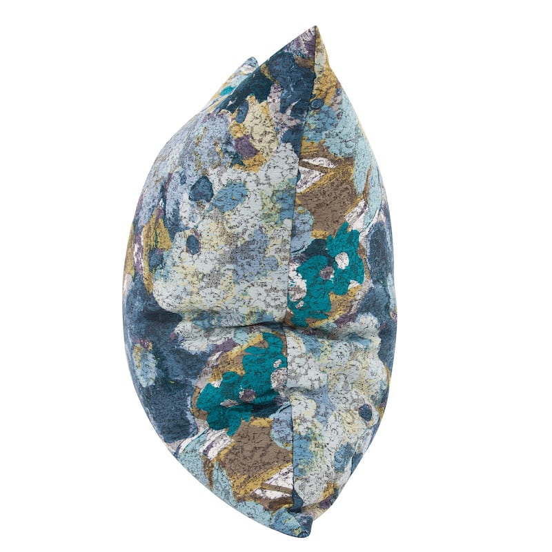 Allan Andrews 24" x 24" Stanton Turquoise Pillow - Down Fill