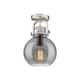 Option Satin Nickel / Light Smoke