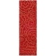 preview thumbnail 49 of 61, SAFAVIEH Handmade Soho Aloisa Roses N.Z. Wool Rug 2'6" x 8' Runner - Red - Runner
