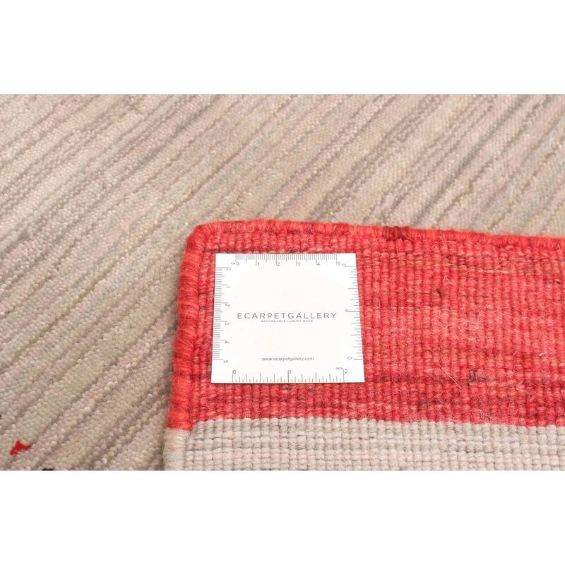 ECARPETGALLERY Hand Loomed Kashkuli Gabbeh Tan Wool Rug - 3'0 x 4'8