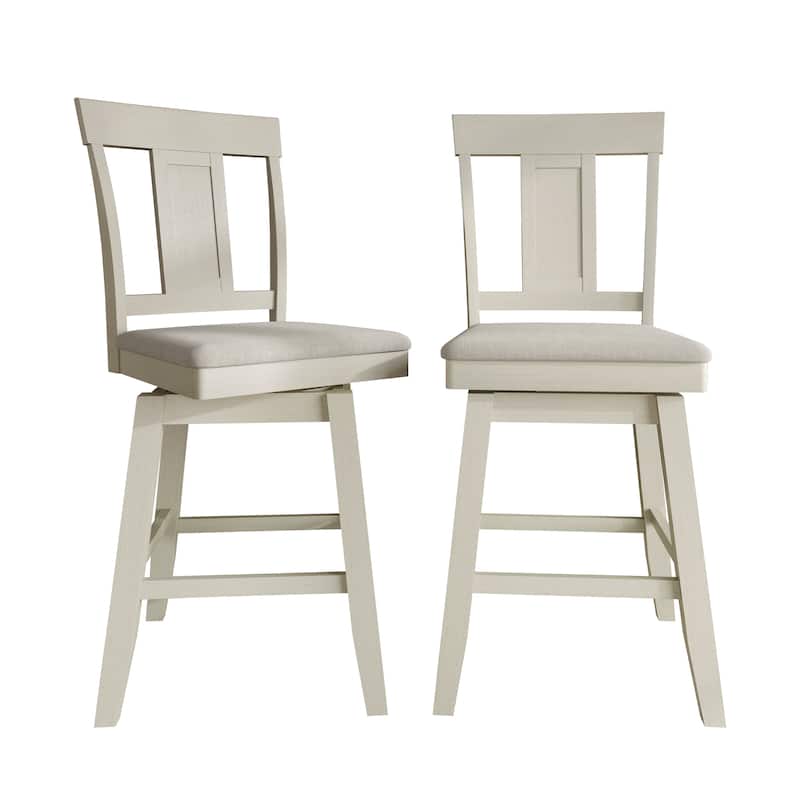 CraftPorch Luxury Swivel Counter Chair - Antique Grey