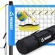 preview thumbnail 1 of 14, Patiassy Volleyball Net for Beach Backyard PU Volleyball with Pump and Carry Bag Blue