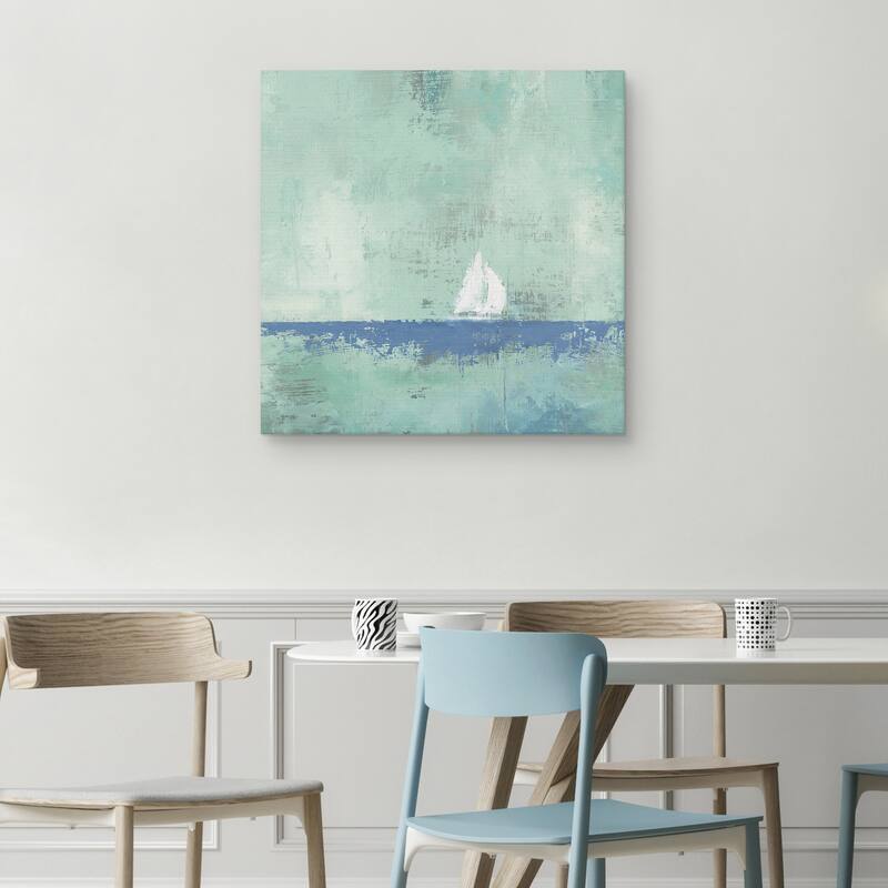 Sailboat Dream Square by James Wiens Canvas Art Print