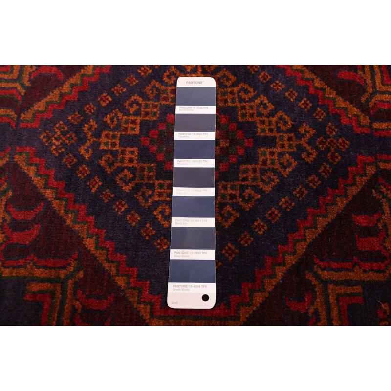 ECARPETGALLERY Hand-knotted Teimani Dark Navy Wool Rug - 3'11 x 6'2