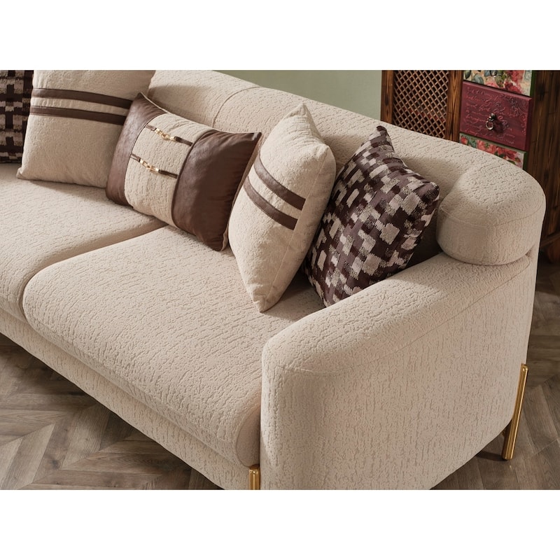 Maria 4 Pieces Living Room Sets 2 Sofa 2 Chair