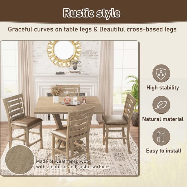 Modern Square Counter Table 45inch