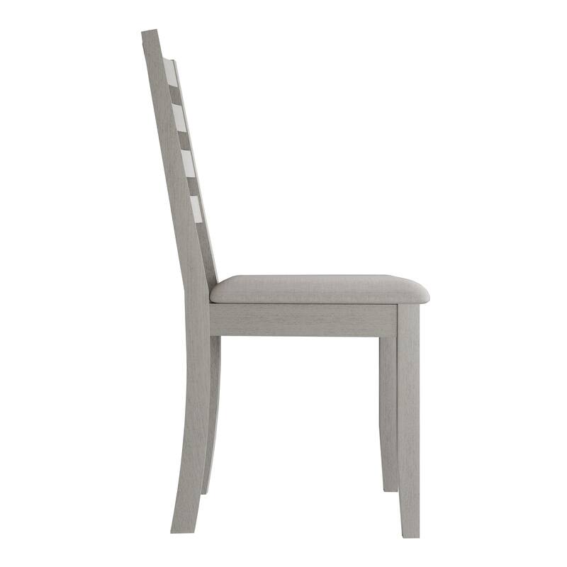 CraftPorch Timeless 4-Piece Chair and Round Table Wooden Dining Set