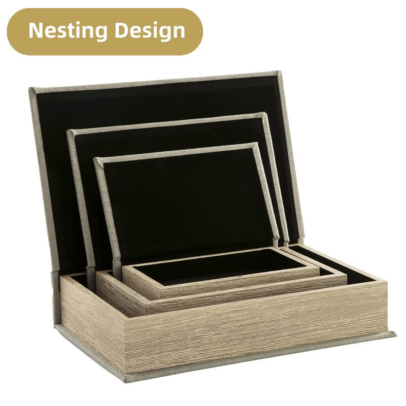 Signature Design by Ashley Jolina Box Set (Set of 3) - 13"W x 8.7"D x 2.8"H