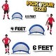 preview thumbnail 3 of 3, Set of 2, 6' Pop Up Soccer Goals with 2 Carrying Bags - 6" x 3.5" (L x H)
