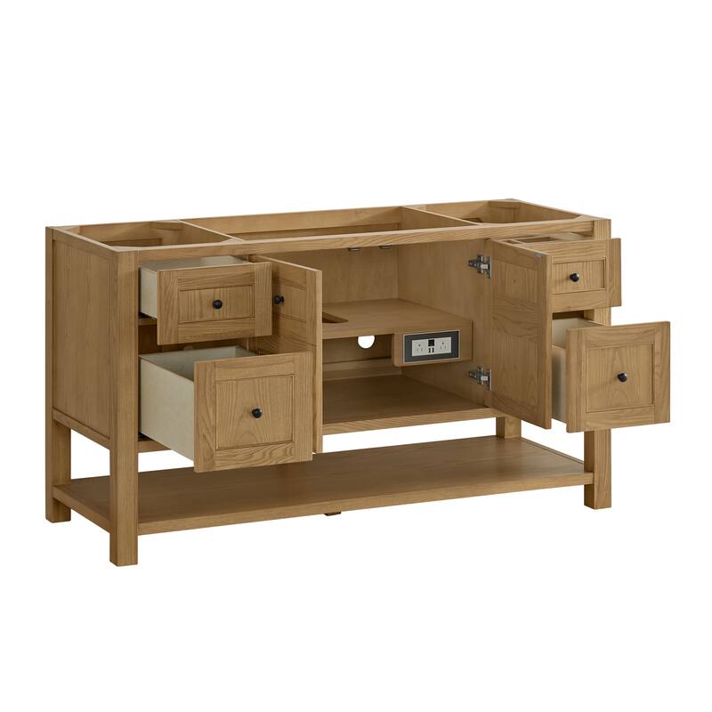 Breckenridge 60" Single Vanity, Light Natural Oak - 60S