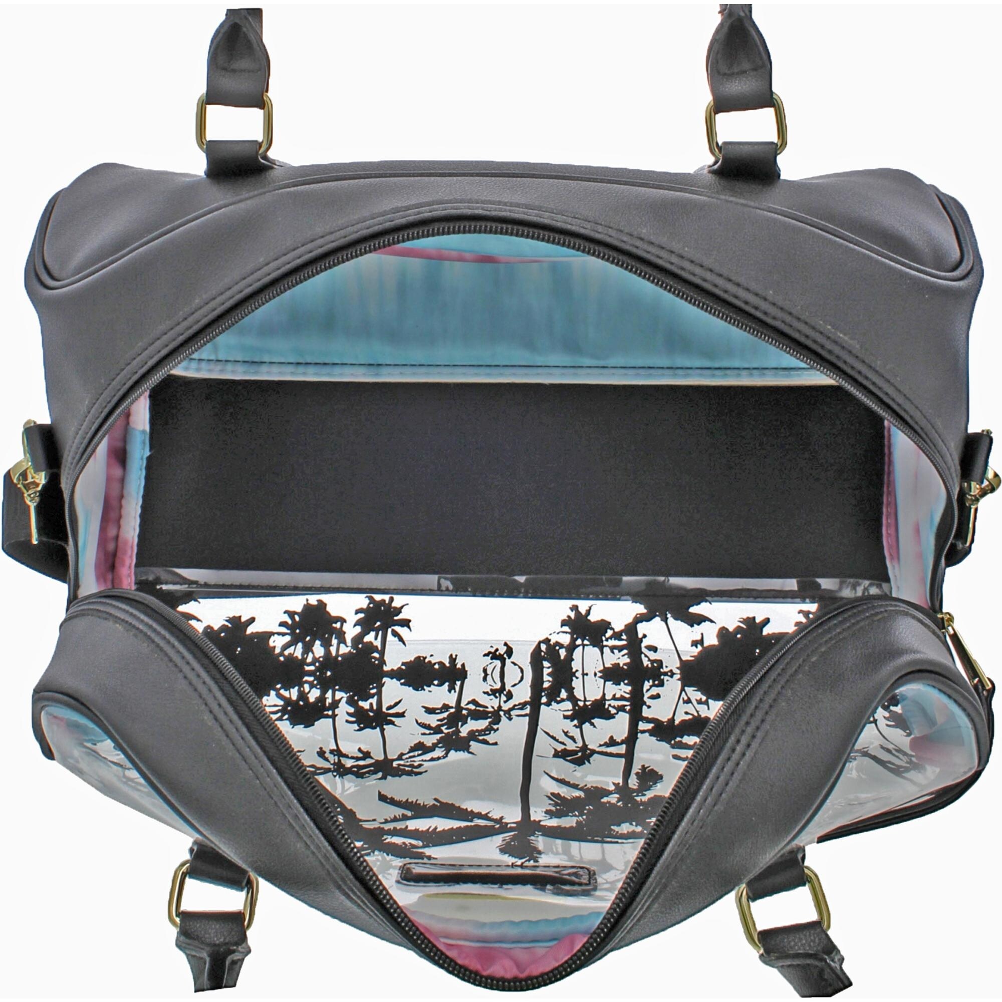 clear weekender bag