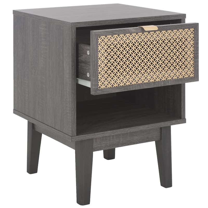 SAFAVIEH Katsuji 1-Drawer 1-Shelf Nightstand