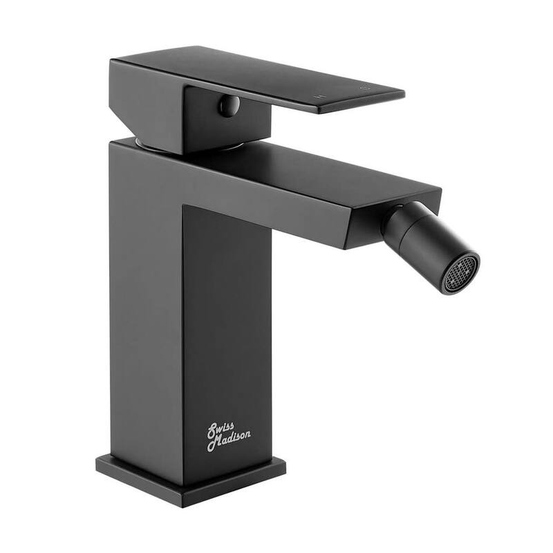 Swiss Madison SM-DF80 Concorde 2.2 GPM Single Hole Bidet Faucet with - Matte Black