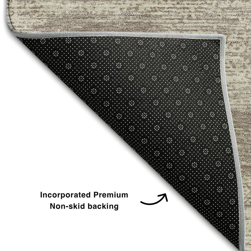 Premium Washable Super Soft Ombre Pixels Mayfield Rug
