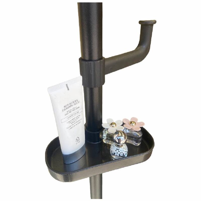 Adjustable Floor-to-Ceiling Drying Rack with Trays