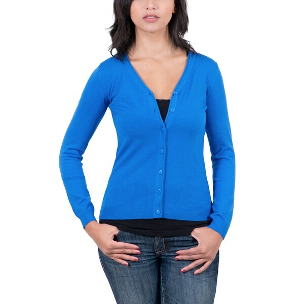 cobalt blue cardigan sweaters for sale
