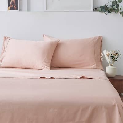 Linery & Co. 100% Cotton Sateen Sheet Set
