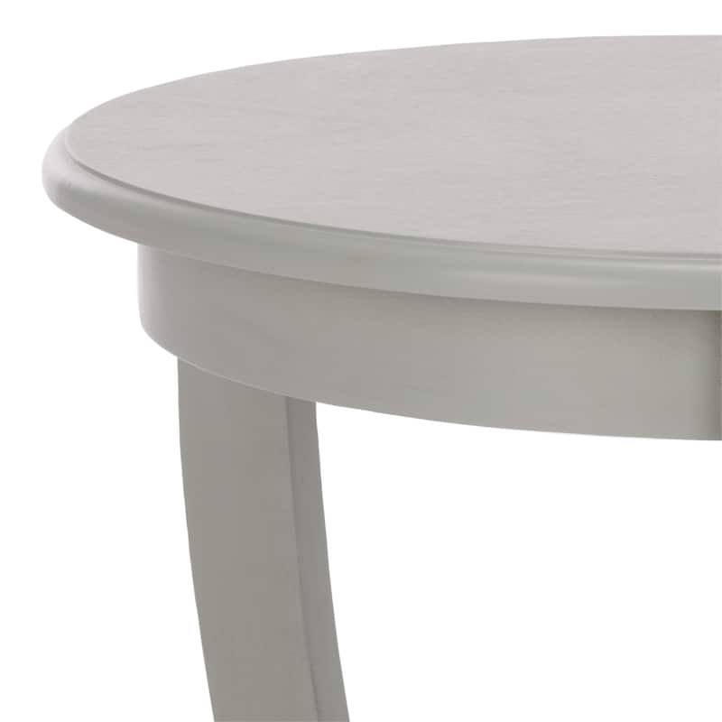 SAFAVIEH Carlotta Grey Pedestal Side Table - 18.1" x 18.1" x 26" - 18"W x 18"D x 26"H