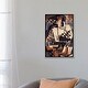 preview thumbnail 3 of 13, iCanvas "Harlequin with a Guitar, 1917 (oil on canvas)" by Juan Gris Framed
