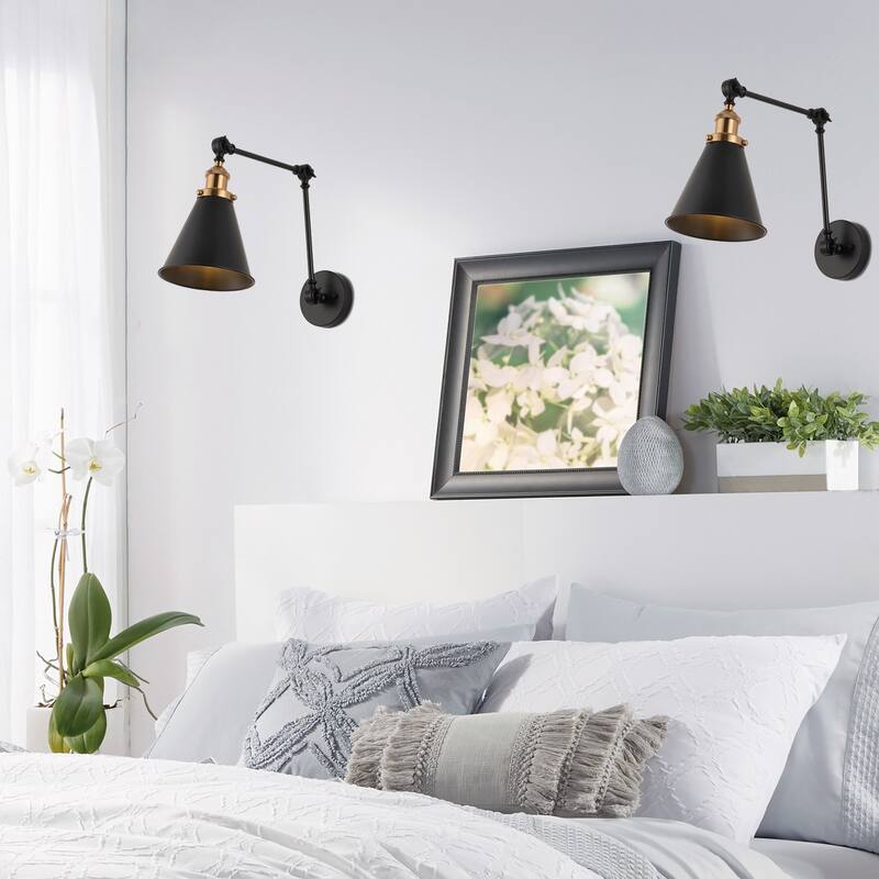 Rover 7" Adjustable Arm Metal LED Wall Sconce by JONATHAN Y