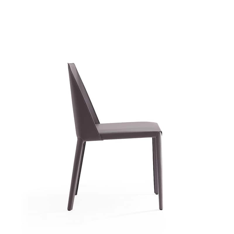 Paris Saddle Leather Dining Chair (Set of 4)