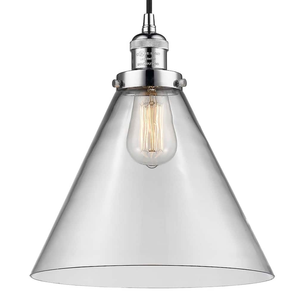 Innovations Lighting X-Large Cone Single Light 12" Wide Pendant with
