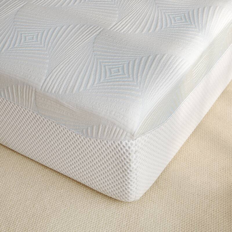 All-in-one Mattress Bed Frame with Cool Fabric, No Assembly Required for Living Room Apartment Bedroom Dormitory