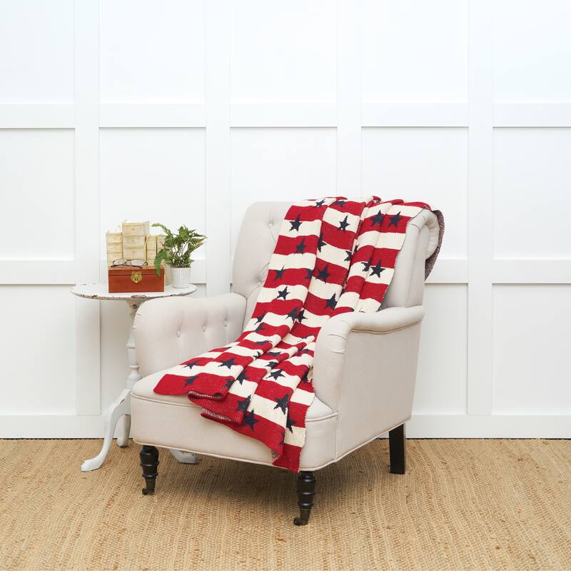 American Flag Stars and Stripes Throw Collection