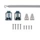 1" Cordless Vinyl Mini Blind - White